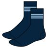 Navy Short Socks with Blue Stripes - Kiddies 9-12 (SML)