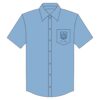 Collared button-up short sleeve shirt - 9 yrs